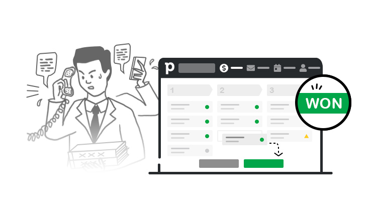 Pipedrive 視覺化業務的銷售進度